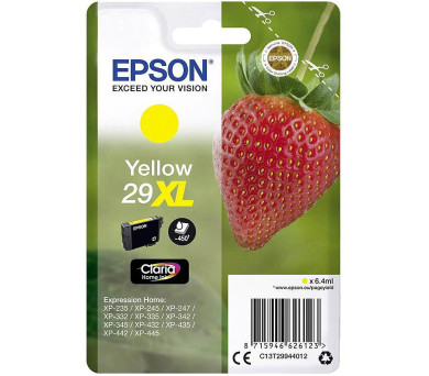Epson Singlepack Yellow 29XL Claria Home Ink (C13T29944012)