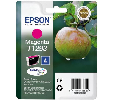 Epson Singlepack Magenta T1293 DURABrite Ultra Ink (C13T12934012)