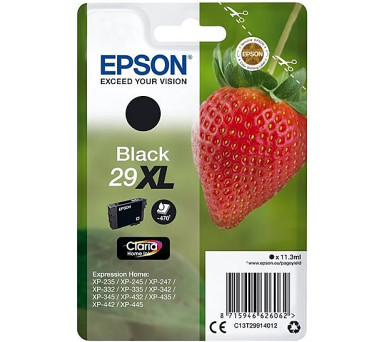 Epson Singlepack Black 29XL Claria Home Ink (C13T29914012)