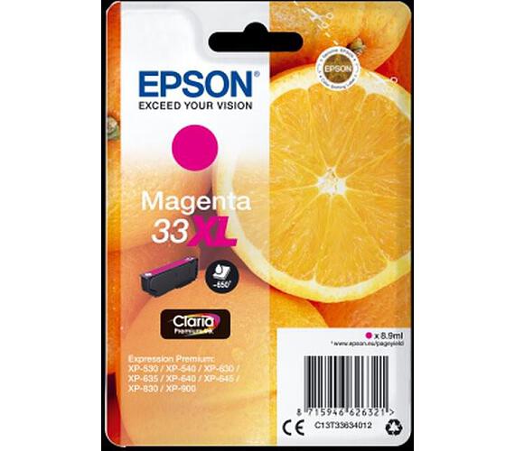 Epson Singlepack Magenta 33XL Claria Premium Ink (C13T33634012)