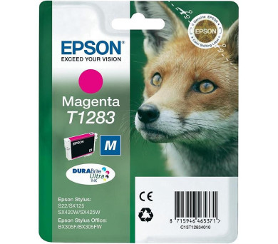 Epson Singlepack Magenta T1283 DURABrite Ultra Ink (C13T12834012)