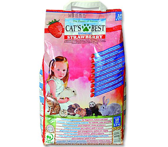 Podestýlka Cat´s Best Universal jahoda 10 l