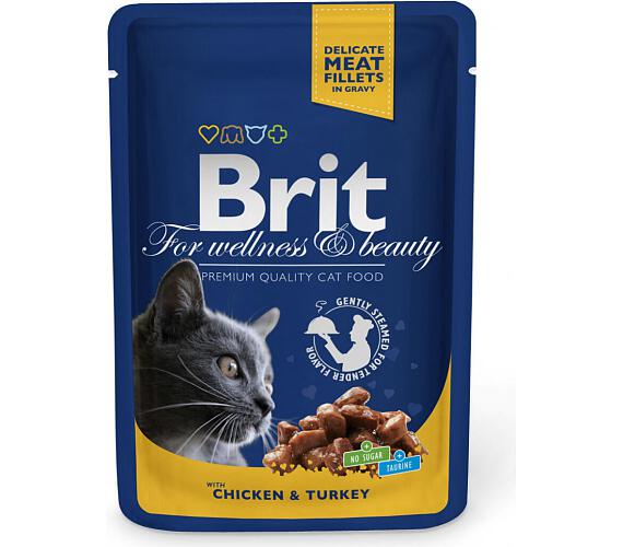Brit Premium Cat kaps. -Gravy Salmon & Trout 100 g