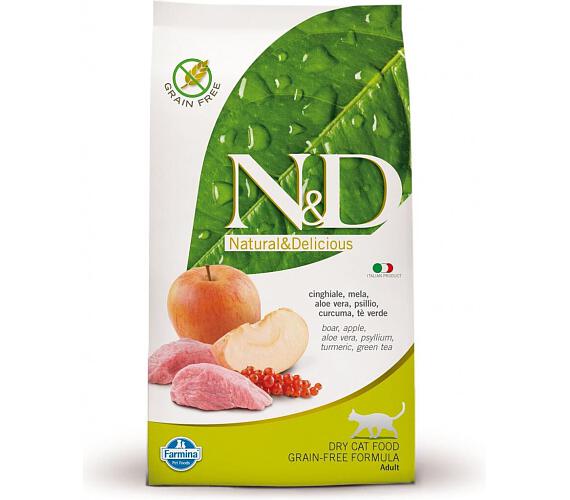 N&D Grain Free Cat Adult Boar & Apple 0,3 kg