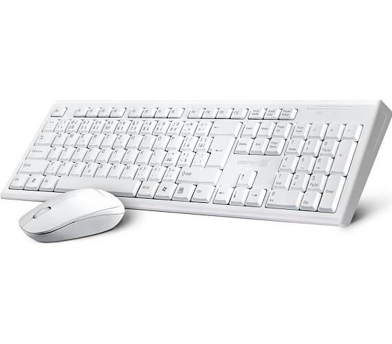 Connect IT Combo bezdrátová bílá klávesnice + myš