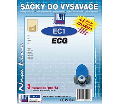 Sky do vysavae Jolly EC1 (5+1+1ks) do vysav. ECG, BEKO