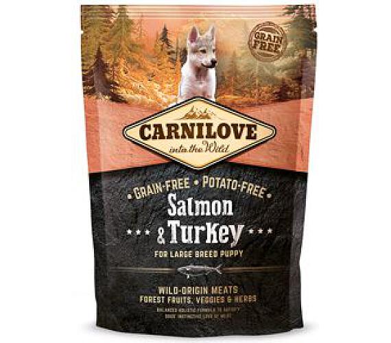 Carnilove Dog Salmon & Turkey for LB Puppies 1,5kg