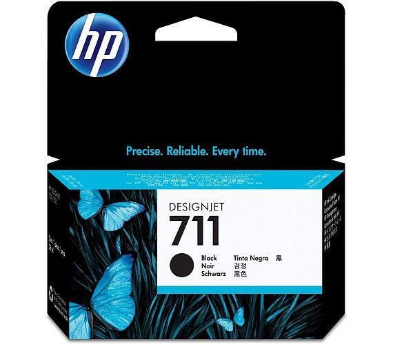 HP inkoustová kazeta 711 černá CZ129A originál