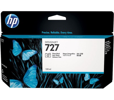 HP cartridge B3P23A (727) foto černá pro DesignJet - 130ml
