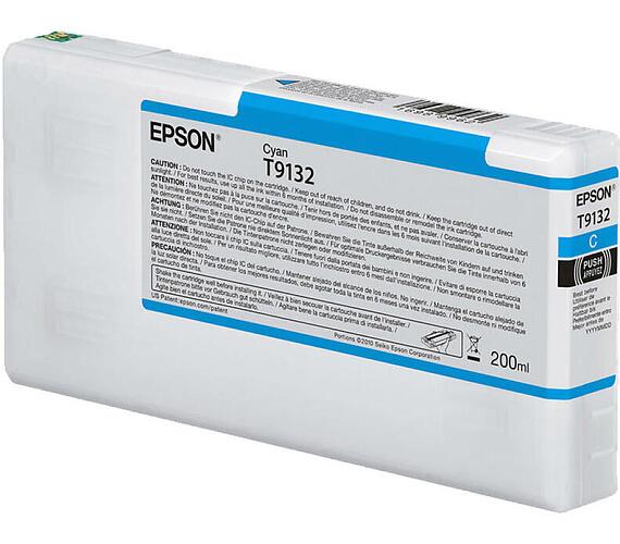 Epson T9132 Cyan Ink Cartridge (200ml) (C13T913200) + DOPRAVA ZDARMA