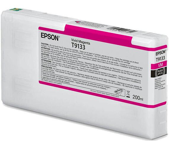 Epson T9133 Vivid Magenta Ink Cartridge (200ml) (C13T913300) + DOPRAVA ZDARMA
