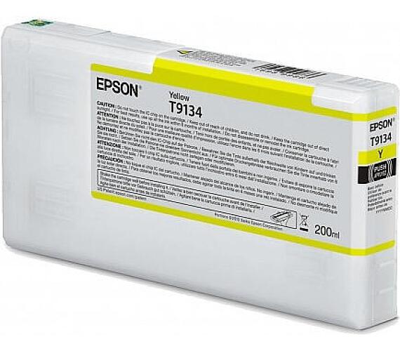 Epson T9134 Yellow Ink Cartridge (200ml) (C13T913400) + DOPRAVA ZDARMA