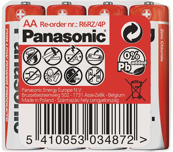 R6 4S AA Red zn Panasonic