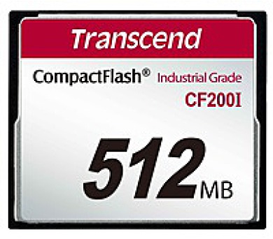 Transcend Industrial Compact Flash Card CF200I 512MB