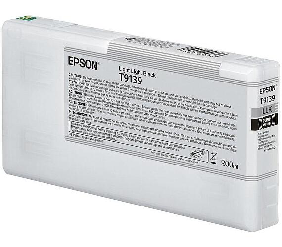 Epson T9139 Light Light Black InkCartridge(200ml) (C13T913900) + DOPRAVA ZDARMA