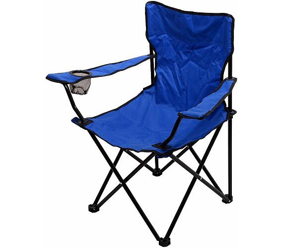 Židle kempingová skládací BARI modrá CATTARA