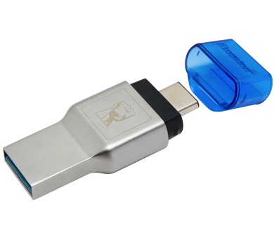 Kingston MobileLite DUO 3C čtečka 3v1 / USB Type-A + USB Type-C + čtečka microSD karet (FCR-ML3C)