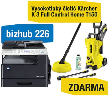 Minolta Bizhub 226 + Kärcher vysokotlaký čistič K 3 Full control Home (A8A5021) + DOPRAVA ZDARMA