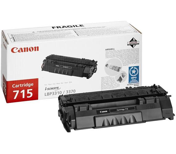 Canon originální toner CRG-715/ LBP-3370 + LBP-3310/ 3000 stran/ Černý (1975B002)