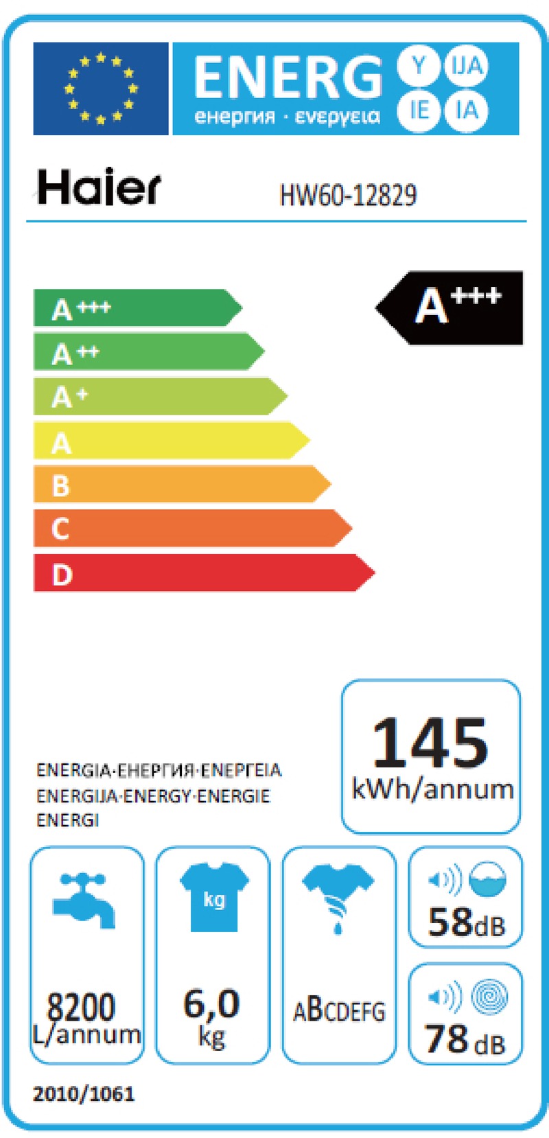 Pračka Haier HW60 12829, 40cm | ONLINESHOP.cz