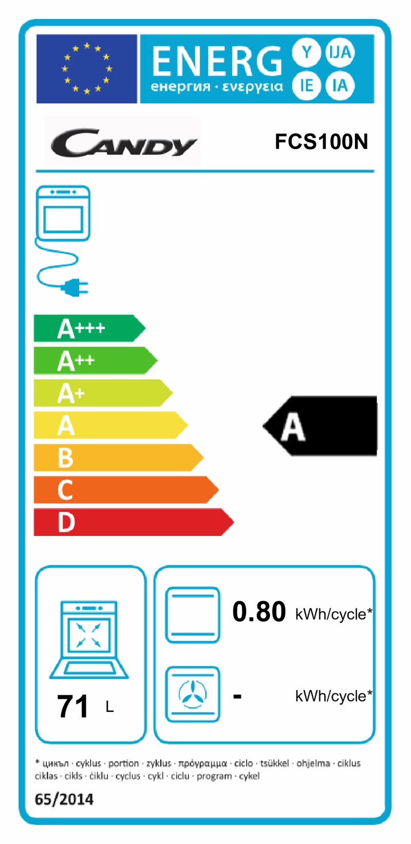 Imagini pentru Candy FCS100N