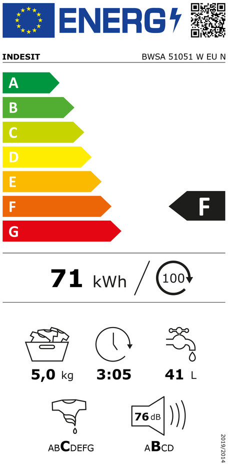 Pračka Indesit BWSA 51051 W EU N | ONLINESHOP.cz