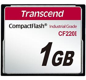 Transcend 1GB INDUSTRIAL TEMP CF220I CF CARD (SLC) Fixed disk and UDMA5 (TS1GCF220I)