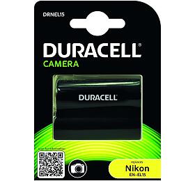 DURACELL Baterie -&amp;nbsp;DRNEL15 pro Nikon EN-EL15, černá, 1400 mAh, 7.4 V
