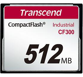 Transcend 512MB INDUSTRIAL CF300 CF CARD, high speed 300X pamov karta (SLC) (TS512MCF300)