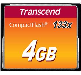 Transcend 4GB CF (133X) pamov karta (MLC) (TS4GCF133)