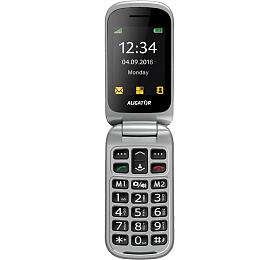 Mobiln telefon ALIGATOR V650 Senior, erno-stbrn