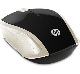 PC myš HP 200 Wireless Silk Gold