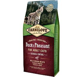 Carnilove Cat Duck&amp;Pheasant Adult Hairball Contr 6kg