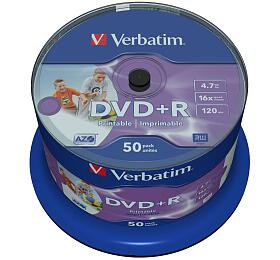 Verbatim DVD+R(50-Pack)Cake / Print / 16x / 4.7GB / NoID (43512)