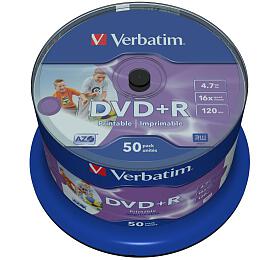 Verbatim VERBATIM DVD+R(50-Pack)Cake / Print / 16x / 4.7GB / NoID (43512)