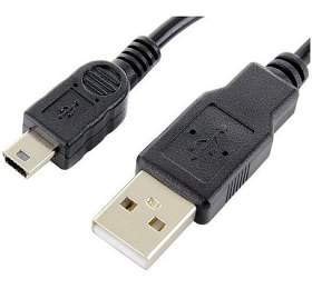 Datov kabel Forever USB/miniUSB 1m 1A ern