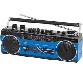 Trevi RR 501 BT Kazetov magnetofon, Radiopijma, USB/SD, Bluetooth, modr