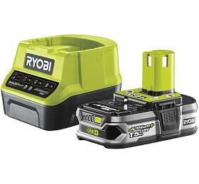 Ryobi RC18120-115, sada 18 V lithium iontov baterie 1,5 Ah s nabjekou RC18120 ONE+