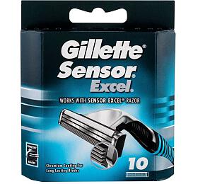 Náhradní břit Gillette Sensor Excel, 10 ks
