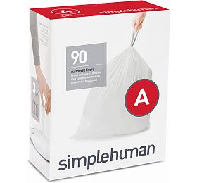 Sky do odpadkovho koe 4,5 L, Simplehuman typ A, zatahovac, 3 x 30 ks ( 90 sk ) CW0250