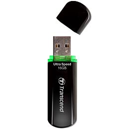 Flash USB Transcend JetFlash 600 16GB USB 2.0 - ern/zelen