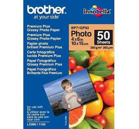 Fotopapír Brother BP71GP50, 50 listů, 10x15cm Premium Glossy, 260g