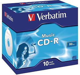 Disk Verbatim CD-R 700MB/80 min. AUDIO LIVE IT!, 10ks