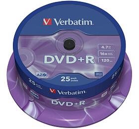 Disk VERBATIM DVD+R 4,7GB 16x 25SP