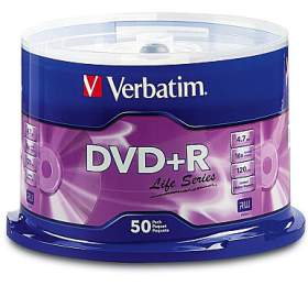 Disk Verbatim DVD+R 4,7GB, 16x, 50cake