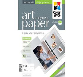 COLORWAY fotopapr/ ART matte &quot;magnetic&quot; 650g/m2, A4/ 5 kus (PMA650005MA4)