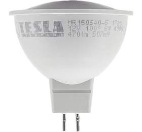 TESLA LED žárovka/ GU5,3/ MR16/ 6W/ 12V/ 470lm/ 4000K/ denní bílá (MR160640-5)