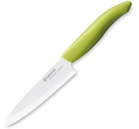 KYOCERA keramick n s blou epel, 13 cm dlouh epel, zelen plastov rukoje (FK-130 WH-GR)
