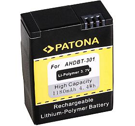 PATONA baterie pro digitln kameru GoPro Hero 3, Hero 3+, Rollei AC420, 1180mAh Li-Pol (PT1150)