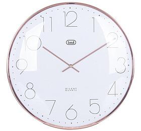 Hodiny Trevi, OM 3512 S/Bronzo, nstnn, tenk kovov rm, zakiven antireflexn sklo, prmr 30 cm